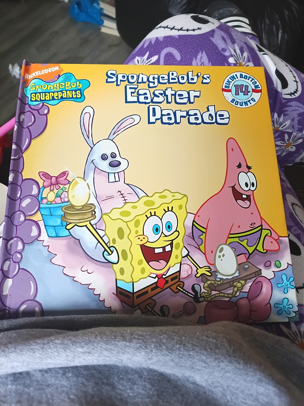 Nickelodeon SpongeBob SquarePants Yellow & Pink Easter Parade Storybook